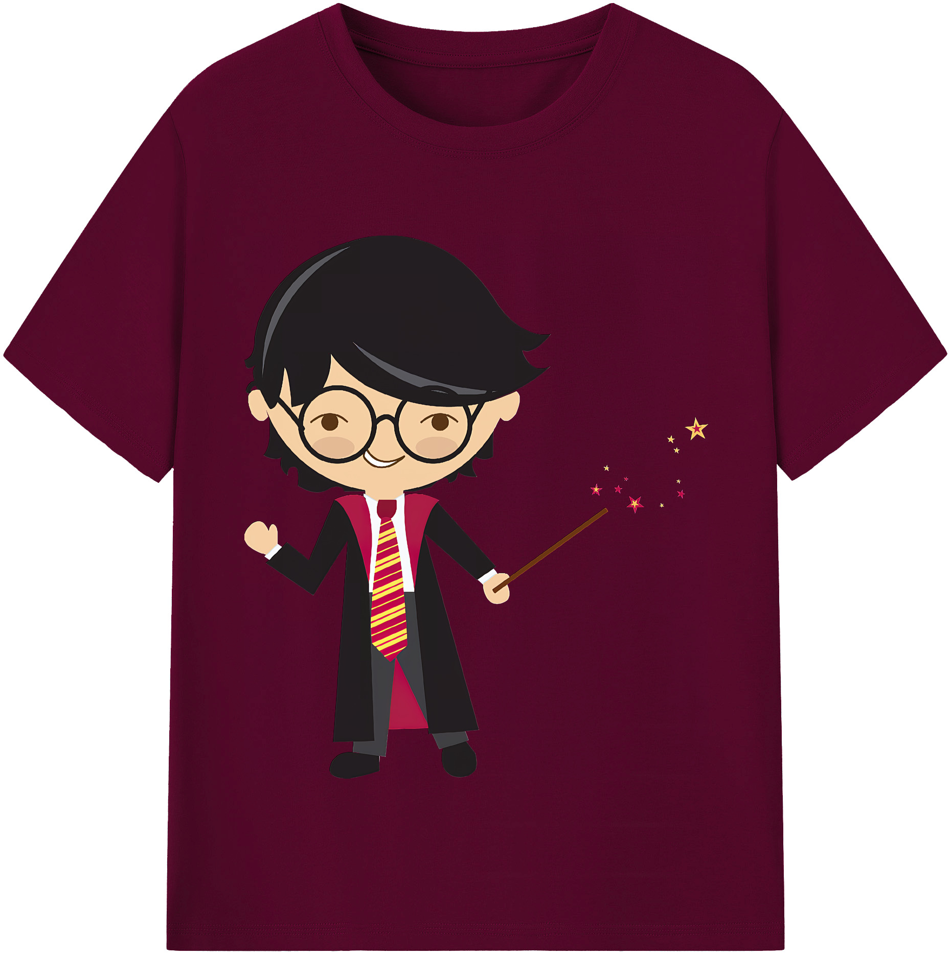 （画像用） Harry Potter ハリー・ポッターシリーズ レディースカジュアルプリントTシャツ（綿100％）